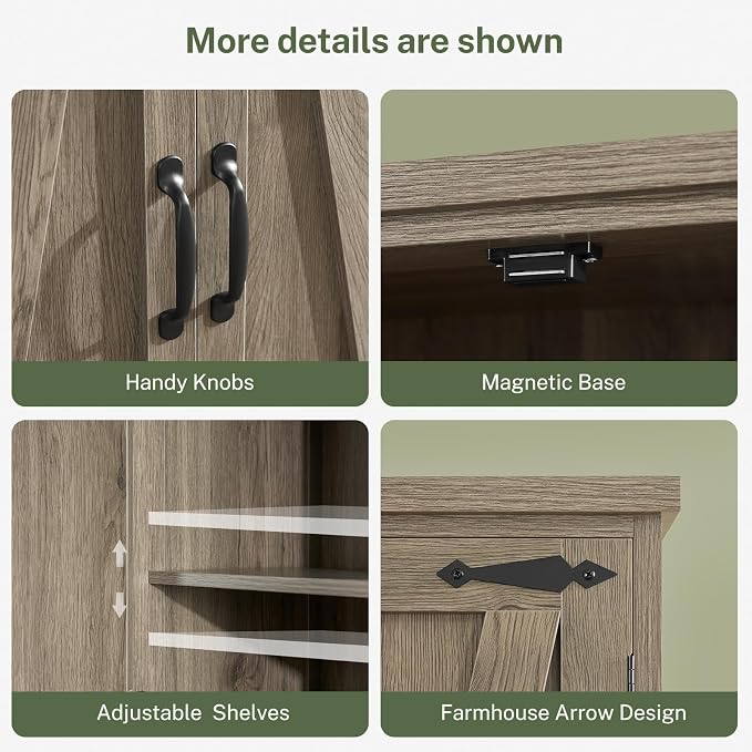 Dark Walnut 4 Doors