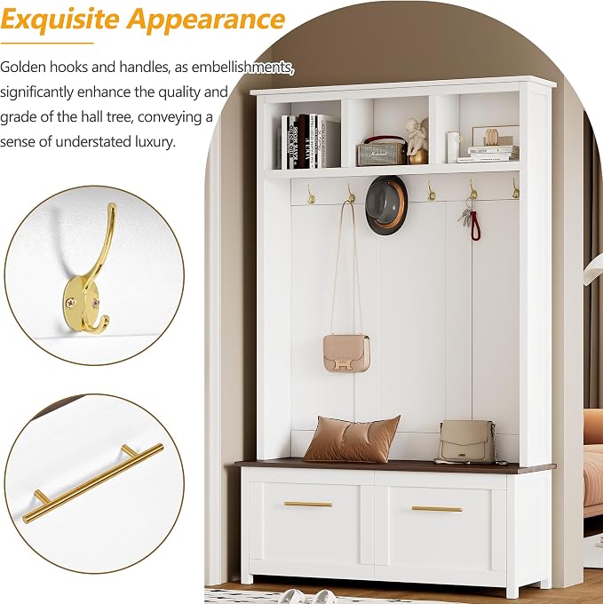 White/2 Drawers