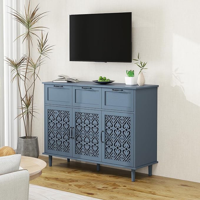 Blue_3 Door 3 Drawer