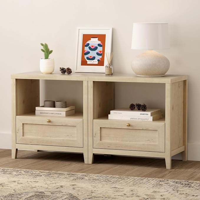 1 Drawer/Light Oak