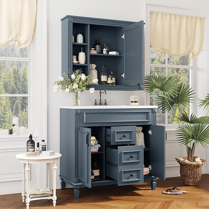 Blue With Mirror