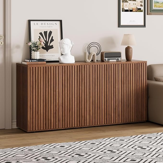 Walnut - Fluted