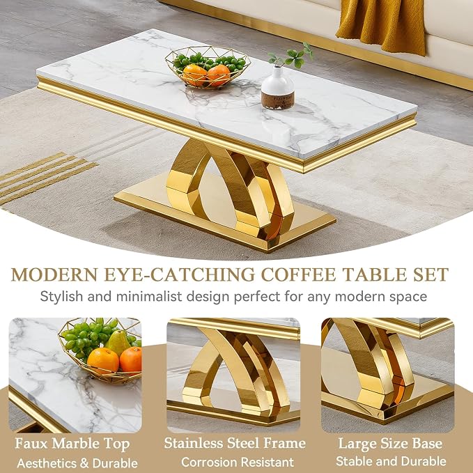 Gold-coffee Table