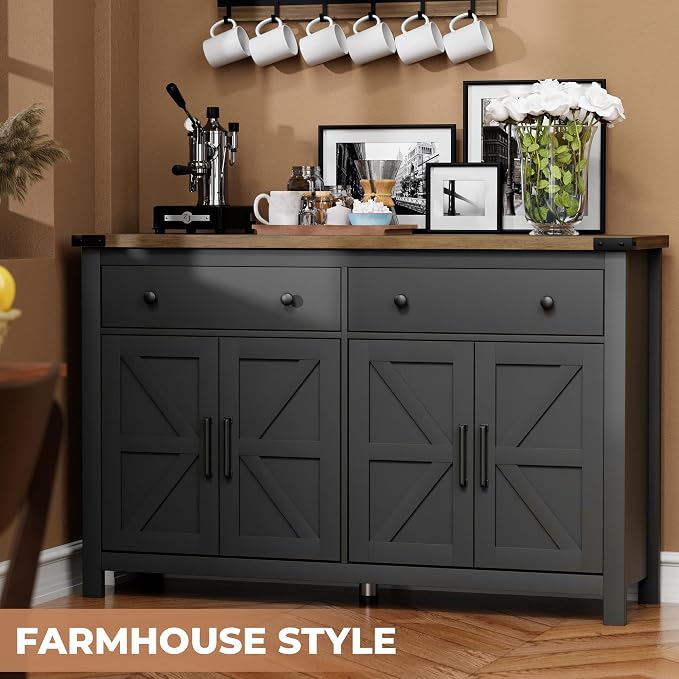 Black/Wood