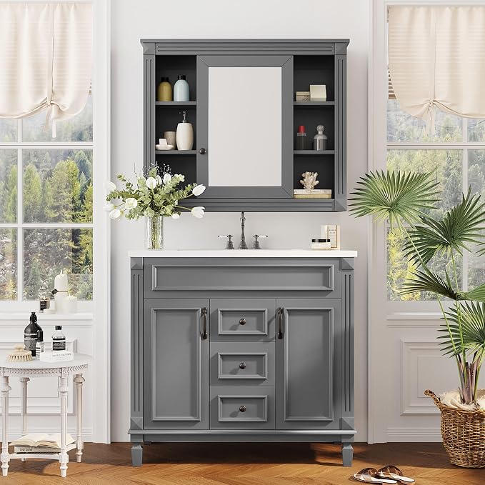 Grey With Mirror