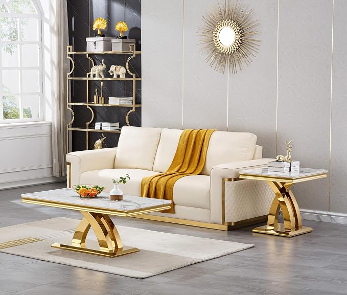 White Marble& Gold2