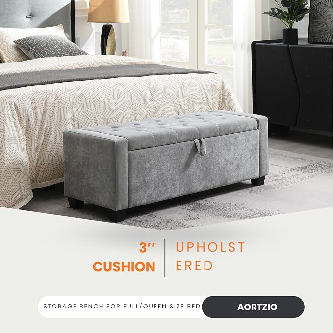 Chenille - Light Grey 48''w