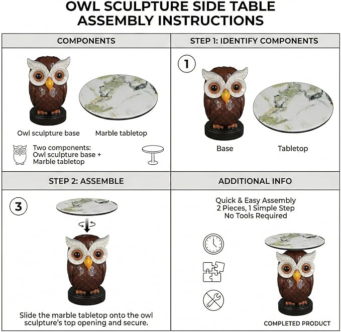 Realistic Colored Owl