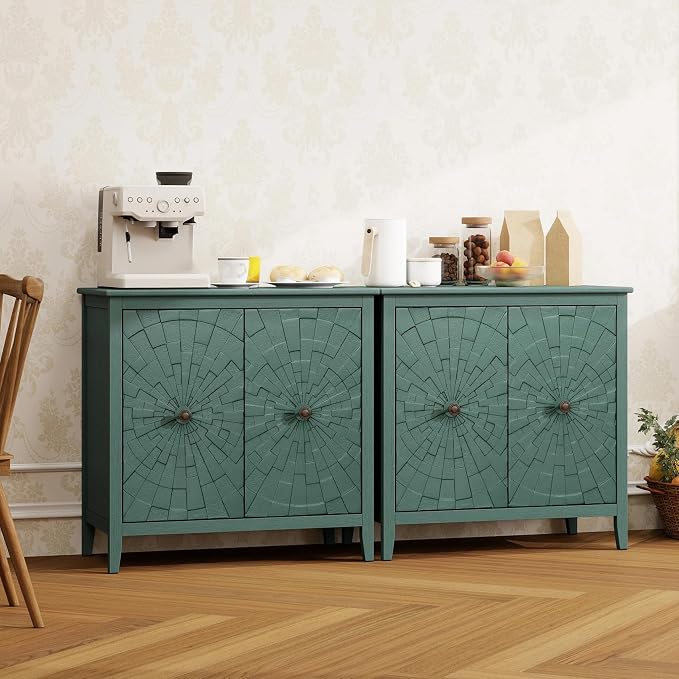 Green Accent Cabinet
