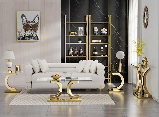 Gold Coffee Table