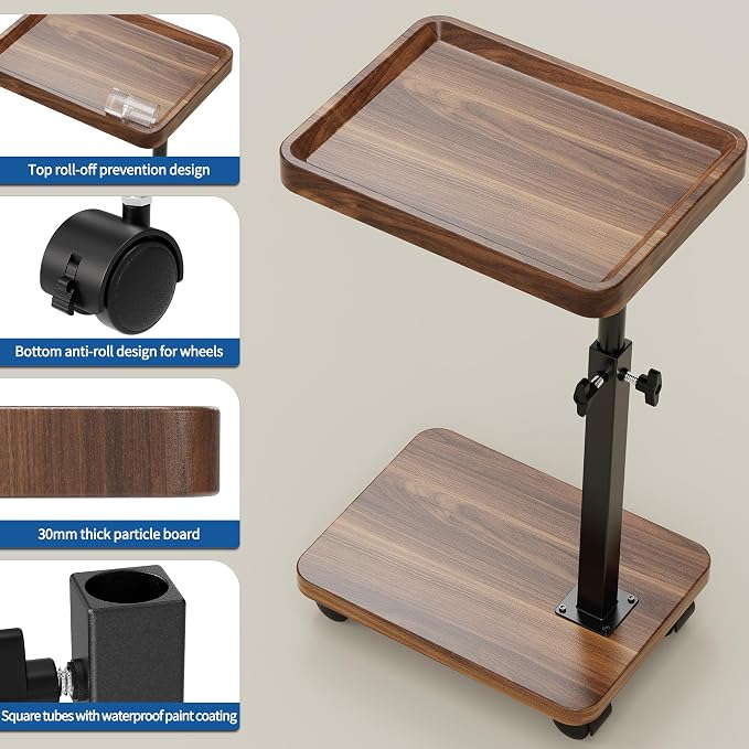Walnut-height Adjustable