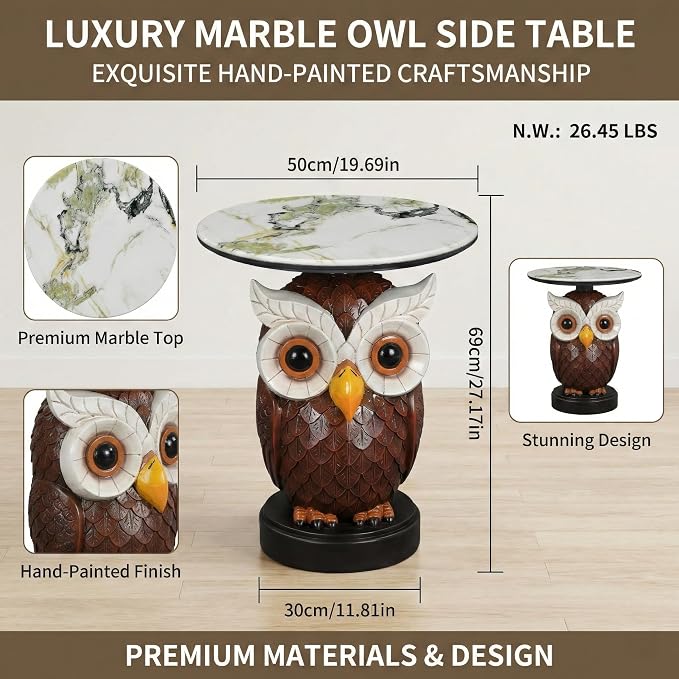 Realistic Colored Owl