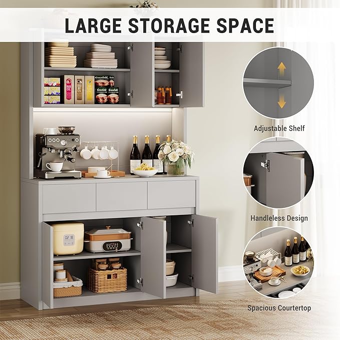 Grey-closed Cabinet