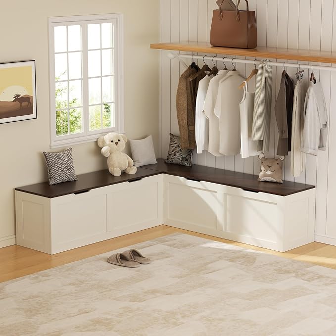 Walnut and White