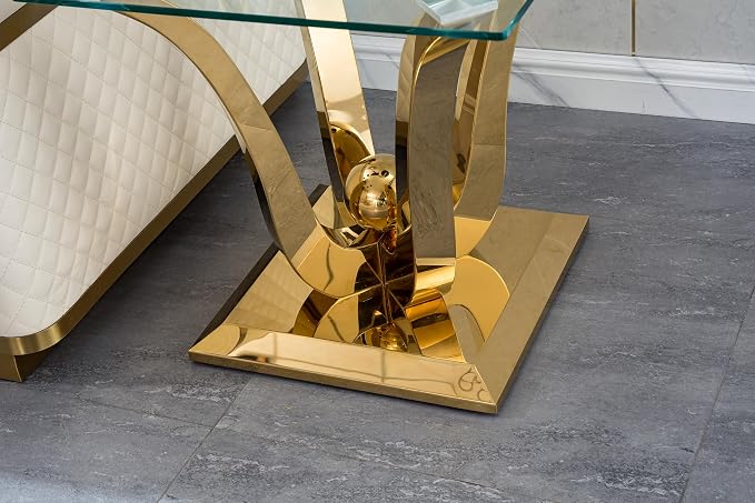 Gold End Table