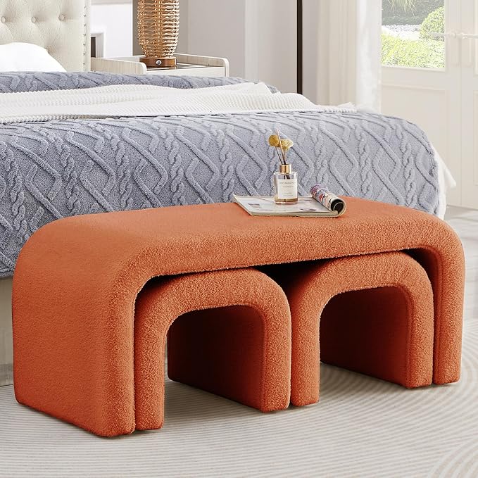 Orange 44''w 3-piece