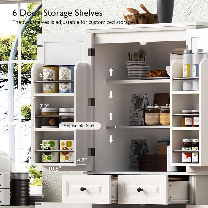 White 4-door 2-drawer + Mdf