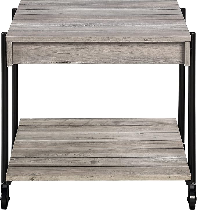 Black and Rustic Oak Brown
