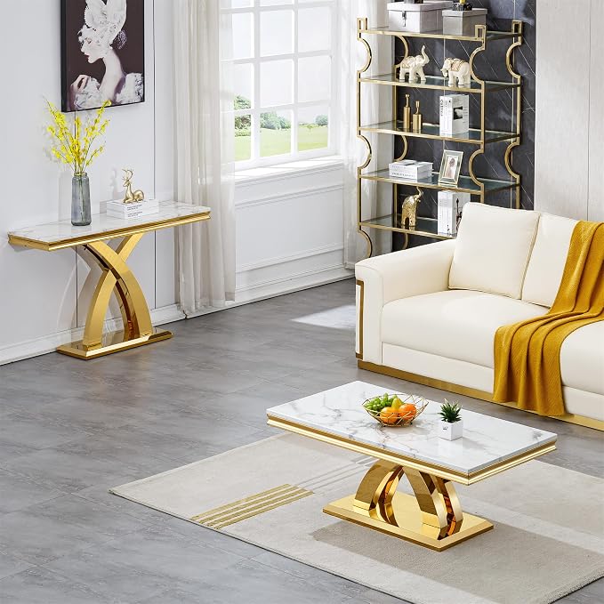 White Marble& Gold7