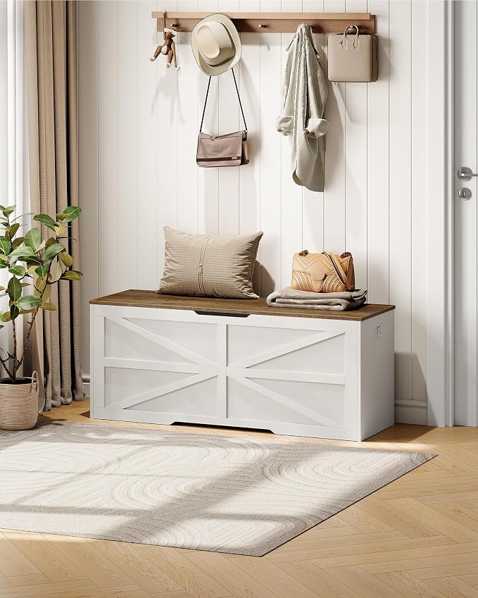 Walnut + White