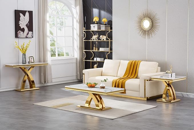 White Marble& Gold1