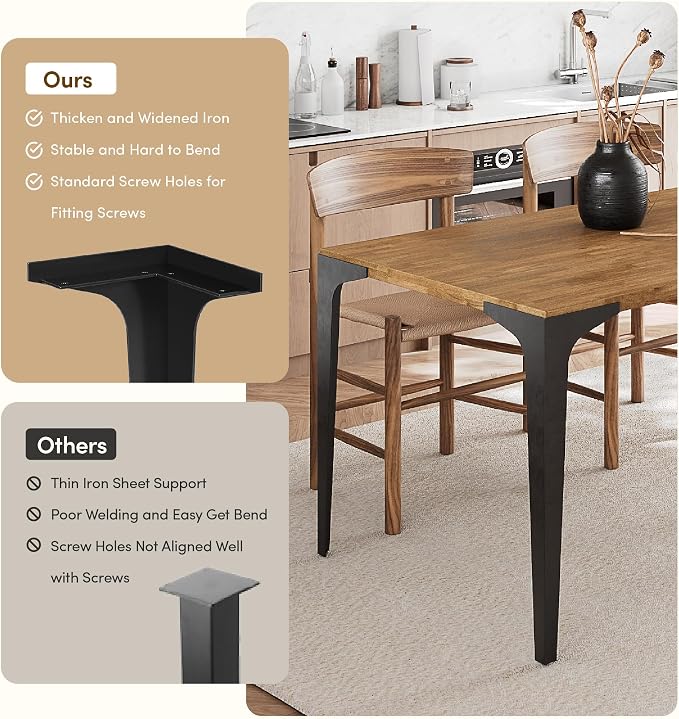 Black - Single Table Leg