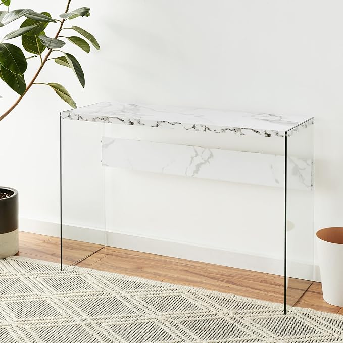 Faux White Marble