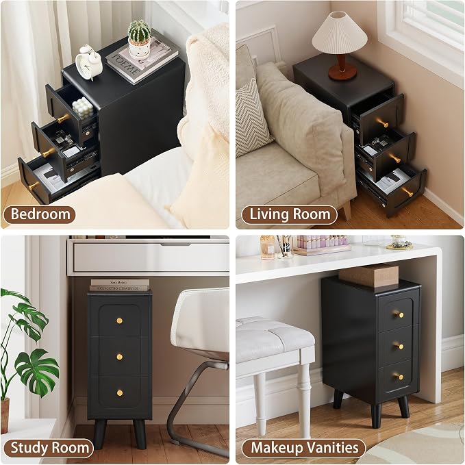 Black-3drawers-1pcs