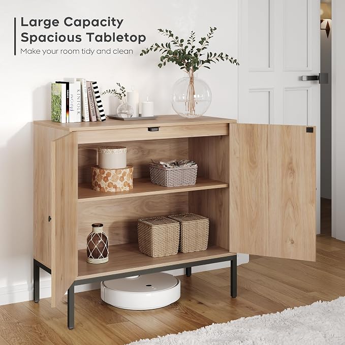 Natural With Square Doors