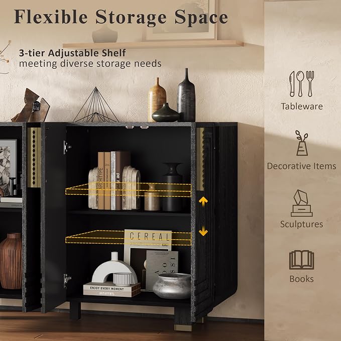 Black - Embossed Antique