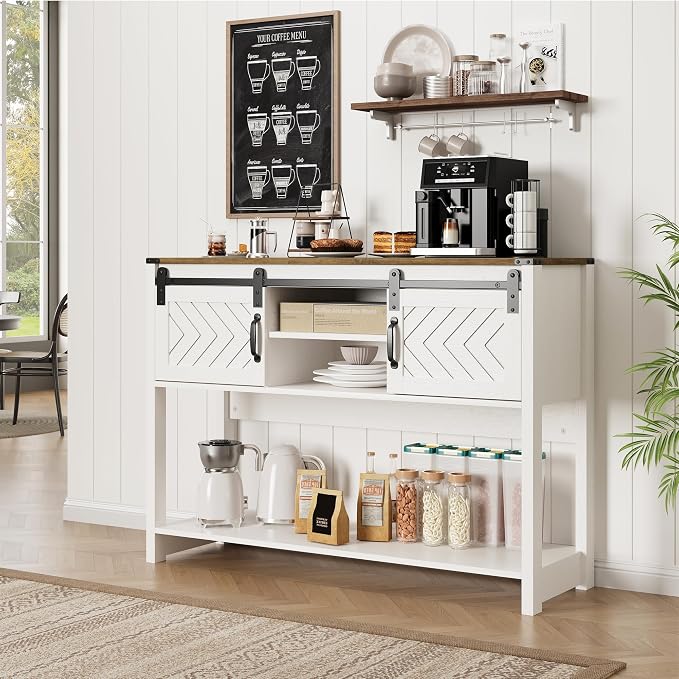 White and Rustic Oak