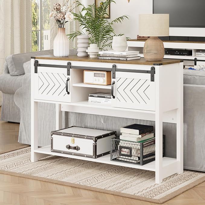 White and Rustic Oak