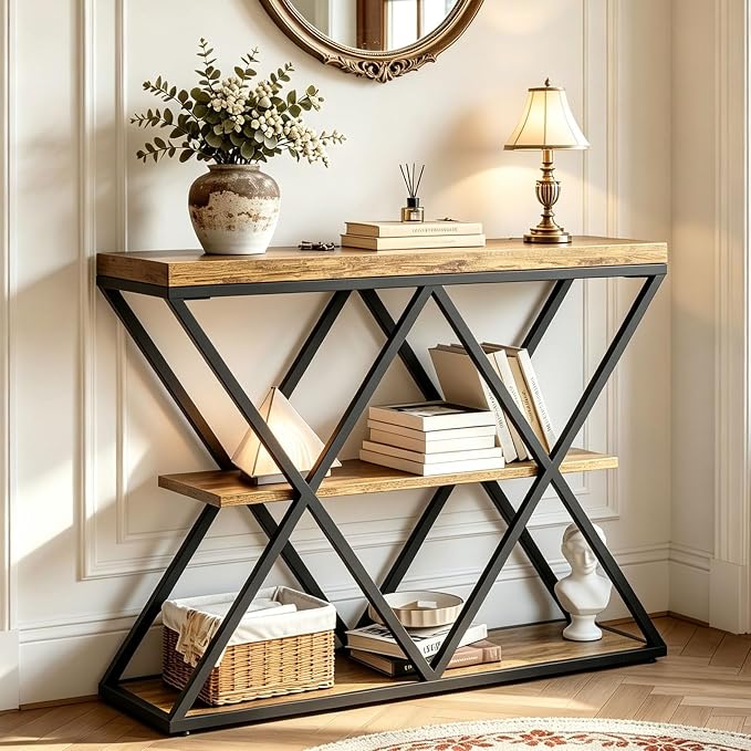 Rustic Brown + X-shaped