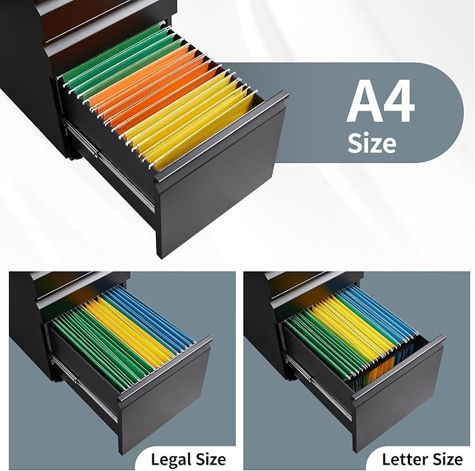 Black 3-drawer