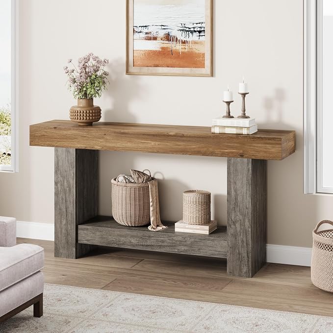 Rustic Brown and Grey