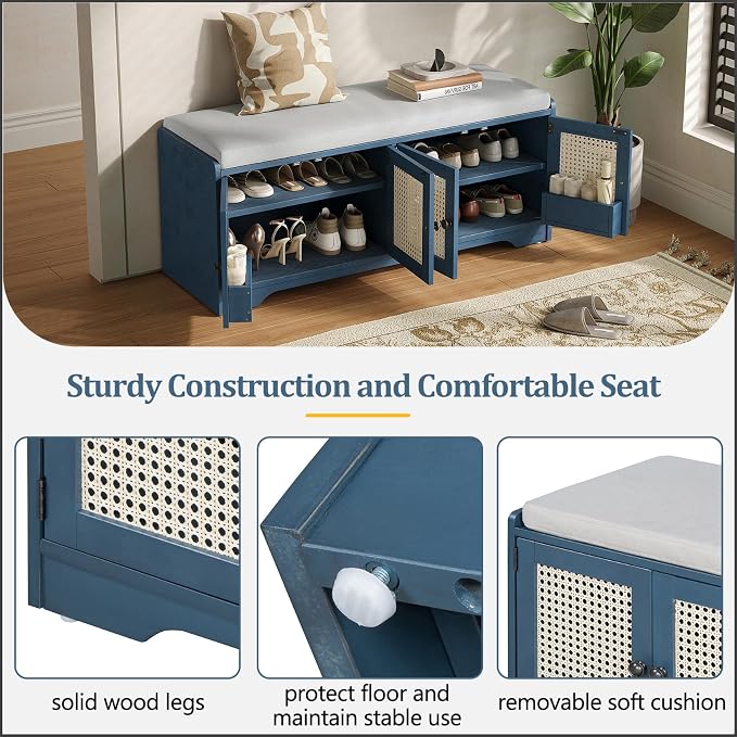 Double-door Storage: Navy
