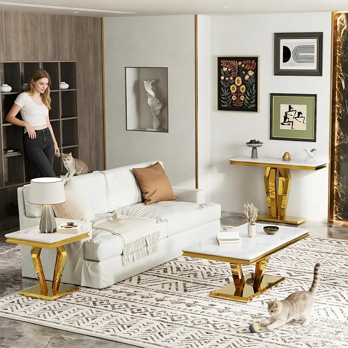 White and Gold