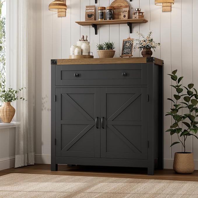 Black / Rustic Brown