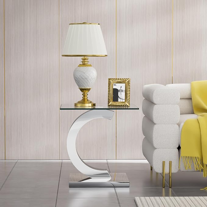 Silver End Table