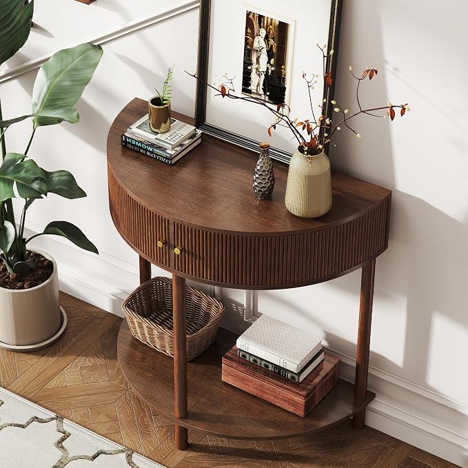 Walnut - Fluted Design