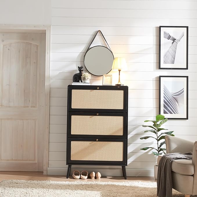 3 Flip Drawers-black