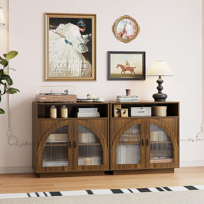 Sideboard W/Compartment_walnut