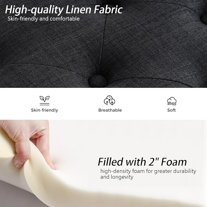 Linen-charcoal Gray