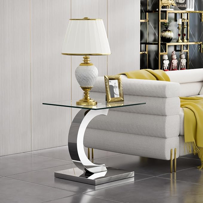 Silver End Table