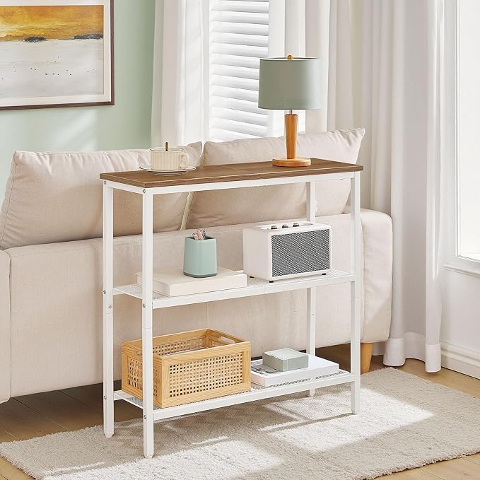 Walnut + White