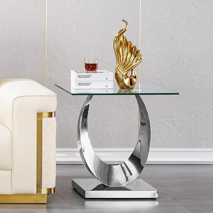 Silver - End Table (Moon Base)