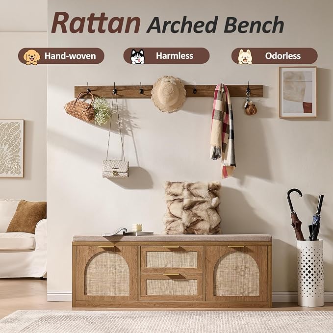 Rustic Oak Rattan