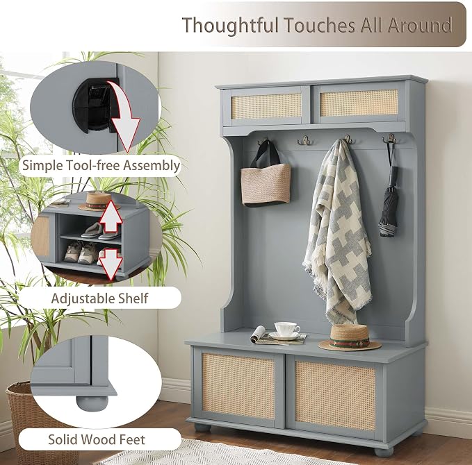 Rattan +Gray
