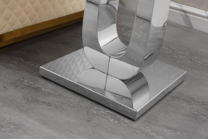 Silver With White