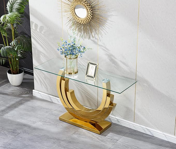 Gold-console Table